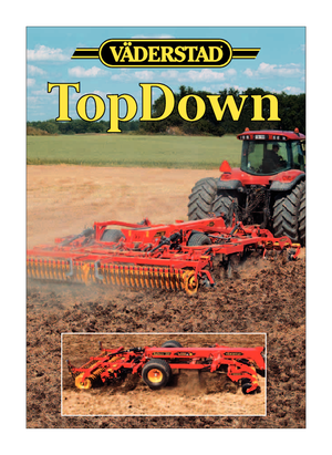 Cultivatoren Väderstad TopDown 300