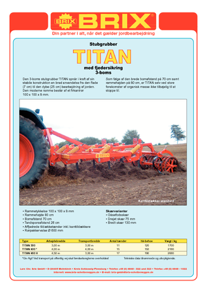 Cultivatoren Brix Titan 300 FA RPW Ø 600