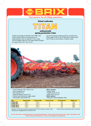 Cultivatoren Brix Titan 300 FA RPW Ø 600