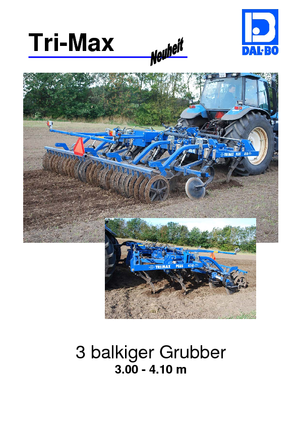 Cultivatoren DAL-BO Tri-Max 410 H Plus