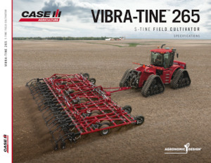 Cultivatoren Case IH Vibra-Tine 265 S-Tine Double-Fold 36.6