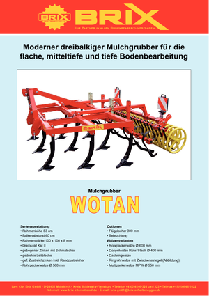 Cultivatoren Brix Wotan 300 S