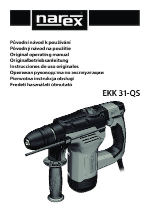 Sloophamers & Breekhamers Narex EKK 31-QS