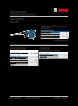 Sloophamers & Breekhamers Bosch GSH 11 E