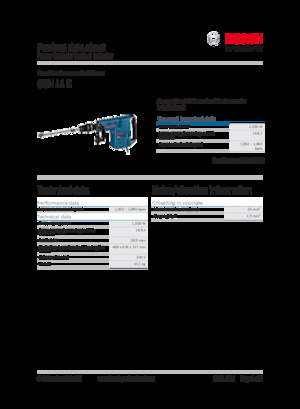Sloophamers & Breekhamers Bosch GSH 11 E