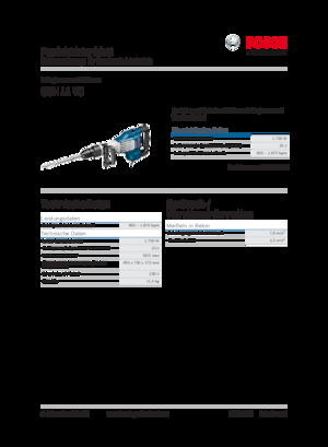 Sloophamers & Breekhamers Bosch GSH 11 VC
