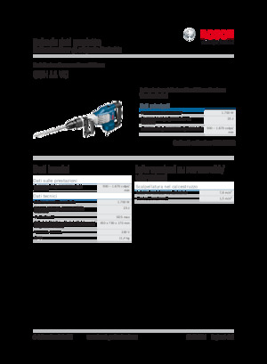 Sloophamers & Breekhamers Bosch GSH 11 VC