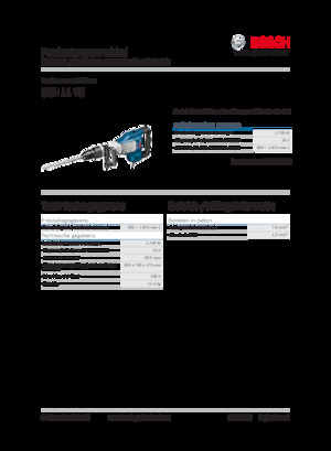 Sloophamers & Breekhamers Bosch GSH 11 VC