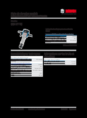 Sloophamers & Breekhamers Bosch GSH 27 VC