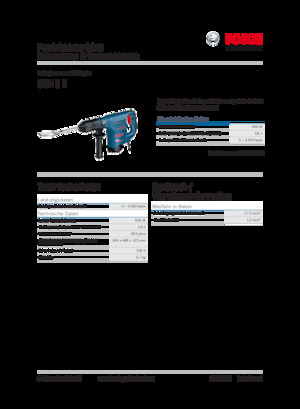 Sloophamers & Breekhamers Bosch GSH 3 E