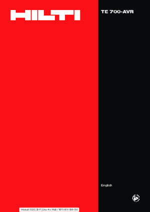 Sloophamers & Breekhamers Hilti TE 700-AVR