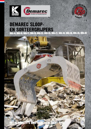 Sloopsorteergrijpers Demarec DRG-45