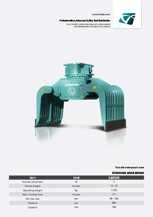 Sloopsorteergrijpers Everdigm EMG 20