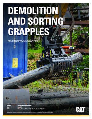 Sloopsorteergrijpers Caterpillar G306