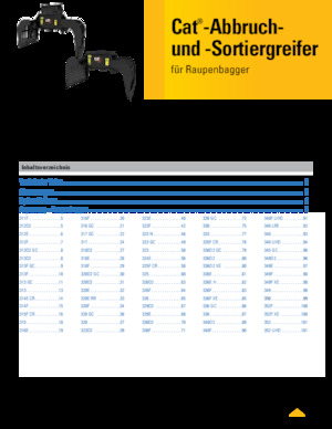 Sloopsorteergrijpers Caterpillar G318