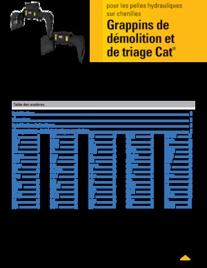 Sloopsorteergrijpers Caterpillar G318