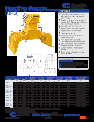 Sloopsorteergrijpers Genesis GHG 40