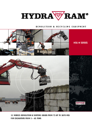 Sloopsorteergrijpers Hydra Ram HSG 4 N