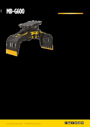 Sloopsorteergrijpers MB Crusher MB-G600