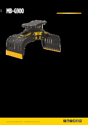 Sloopsorteergrijpers MB Crusher MB-G900