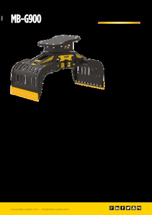 Sloopsorteergrijpers MB Crusher MB-G900
