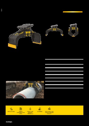 Sloopsorteergrijpers MB Crusher MB-G600 S4
