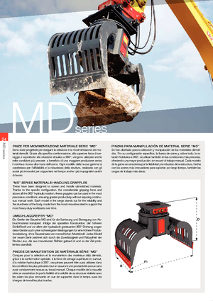 Sloopsorteergrijpers VTN MD 070