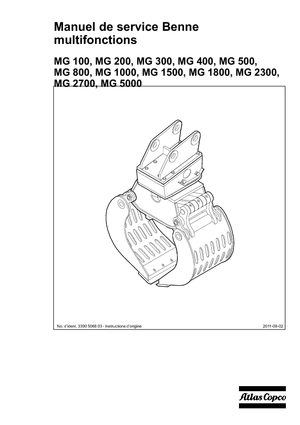 Sloopsorteergrijpers Atlas Copco MG 100
