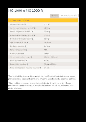 Sloopsorteergrijpers Epiroc MG 1000 