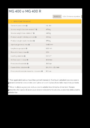 Sloopsorteergrijpers Epiroc MG 400