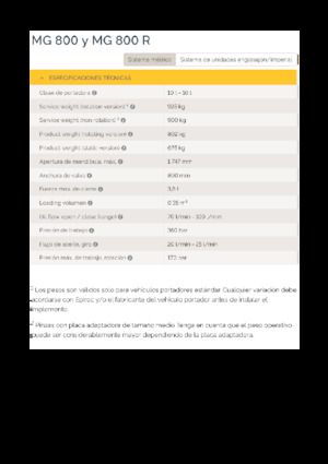 Sloopsorteergrijpers Epiroc MG 800 R 
