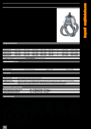 Sloopsorteergrijpers Kinshofer P22V-450-4T