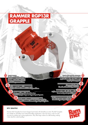 Sloopsorteergrijpers Rammer RGP13R