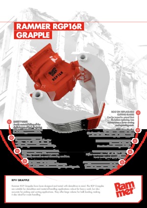 Sloopsorteergrijpers Rammer RGP16R