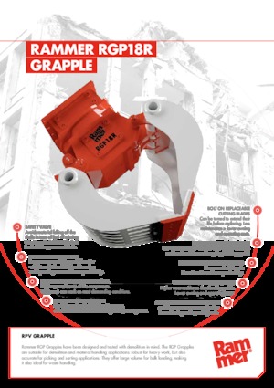 Sloopsorteergrijpers Rammer RGP18R