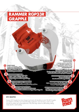 Sloopsorteergrijpers Rammer RGP33R