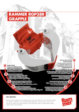Sloopsorteergrijpers Rammer RGP38R