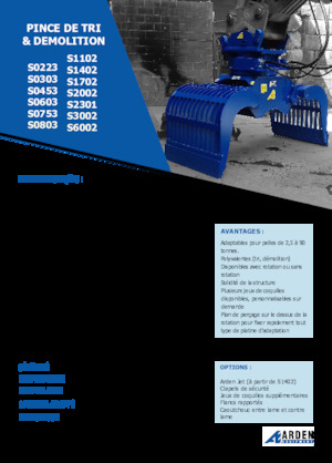 Sloopsorteergrijpers Arden S0753