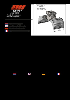 Sloopsorteergrijpers ACDE S1802-D
