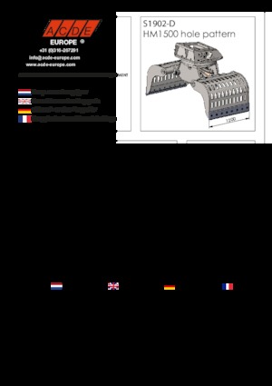 Sloopsorteergrijpers ACDE S1902-D