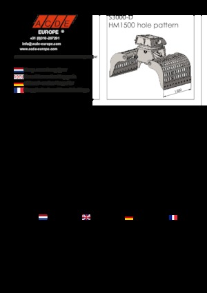 Sloopsorteergrijpers ACDE S3000-D
