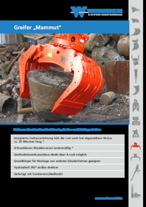 Sloopsorteergrijpers WIMMER SG 4.0