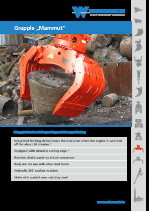 Sloopsorteergrijpers WIMMER SG 4.0