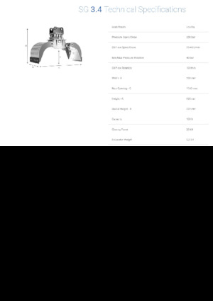 Sloopsorteergrijpers Promove SG 3.4