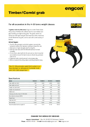 Sloopsorteergrijpers engcon TG55HD