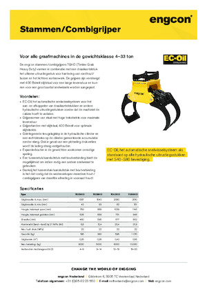 Sloopsorteergrijpers engcon TG55HD