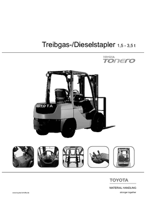 Dieselheftrucks Toyota 02-8 FDF 15 