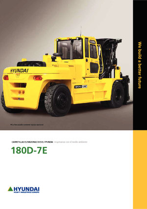 Dieselheftrucks Hyundai 180 D 7 E