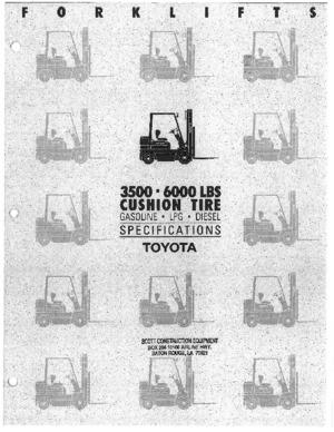 Dieselheftrucks Toyota 5 FDC 25