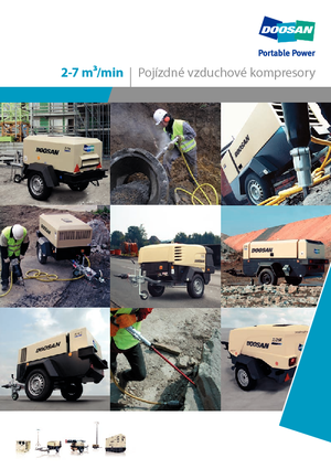 Mobiele Perslucht Compressors - diesel, elektrisch, benzine Doosan 7/41 